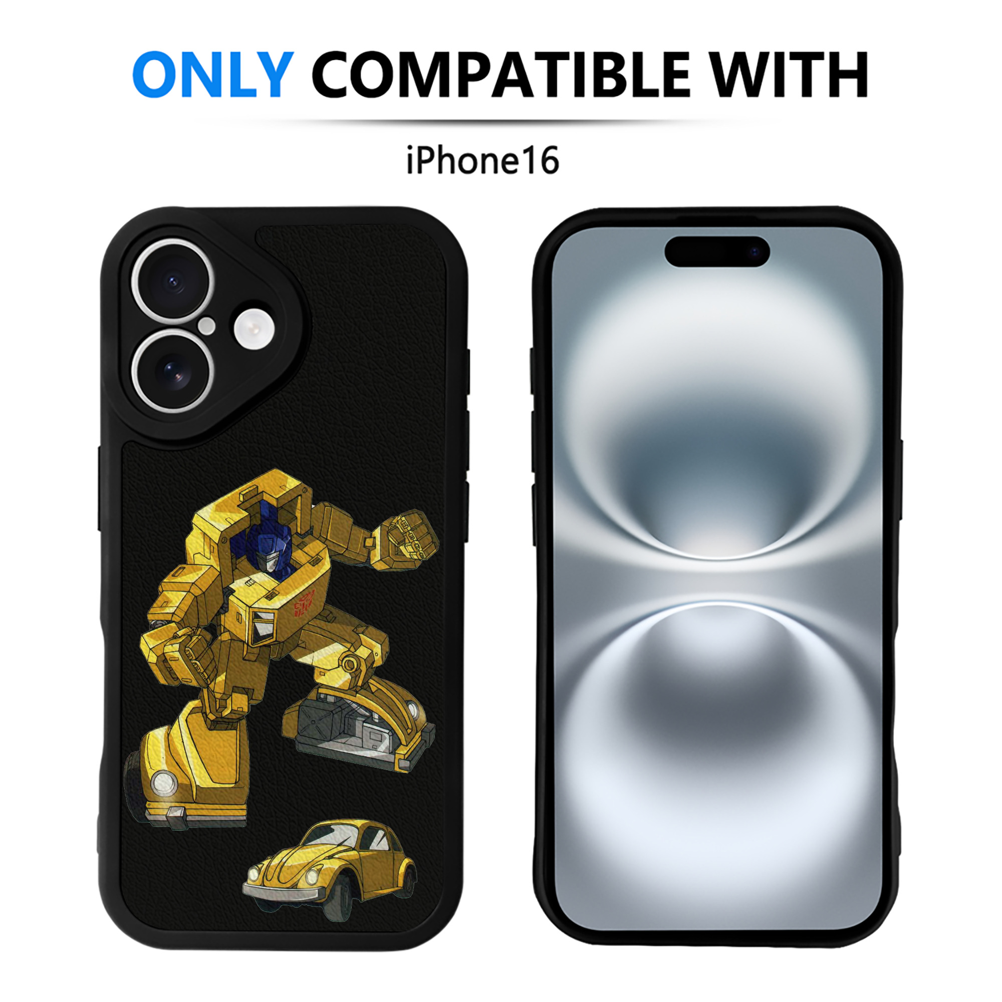 （画像用）  【iPhone 16シリーズ対応】シリコンスマホケース（レザー調） 材質：シリコン